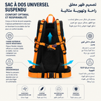 CAMEL 40L -   حقيبة ظهر للرحلات الجبلية والسفر والمغامرات
